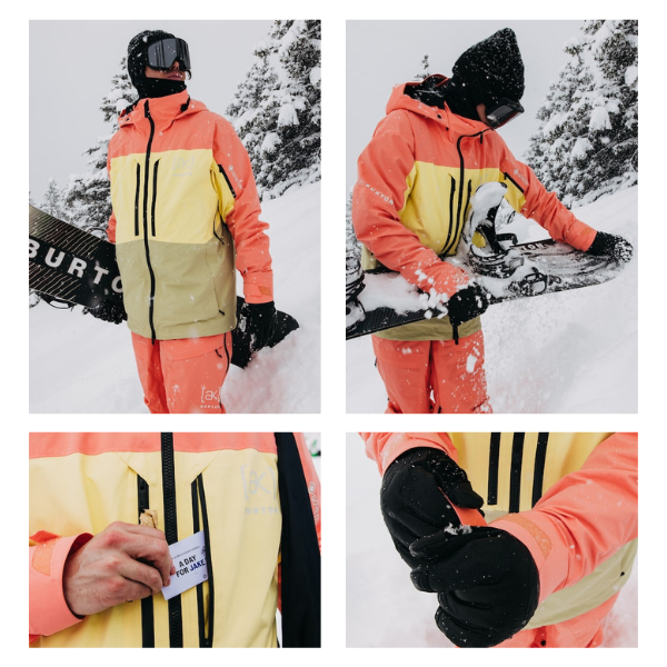 Burton 2024 Men's [ak] Swash GORE‑TEX 2L Jacket - Reef Pink