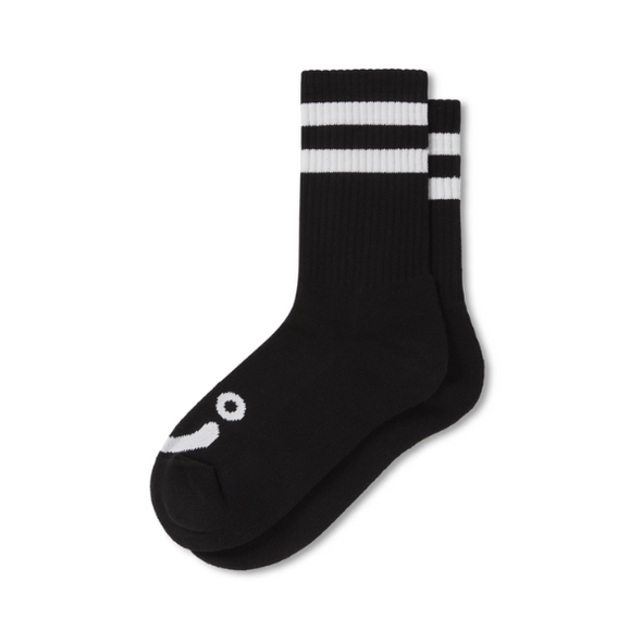 Polar Skate Co. Happy Sad Socks 10/12 - Black