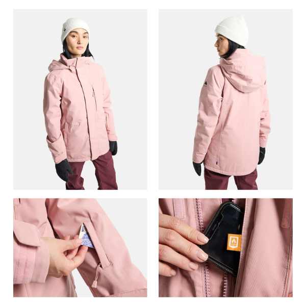 新品　サイズS　BURTON jet ridge jk powder blush Burton 2024 Women's Jet Ridge 2L Jacket - Powder Blush – Xtreme