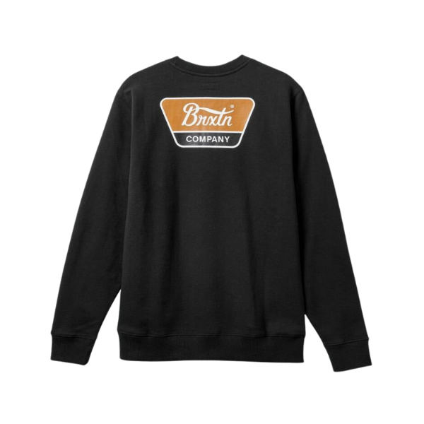 Brixton Linwood Crew Black/Golden Brown