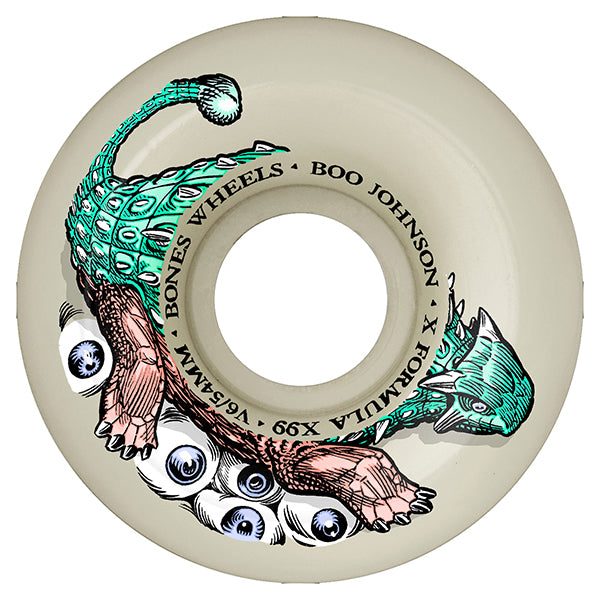 Bones X-Formula Boo Dino-Sortas 54mm 99A White – Xtreme Boardshop