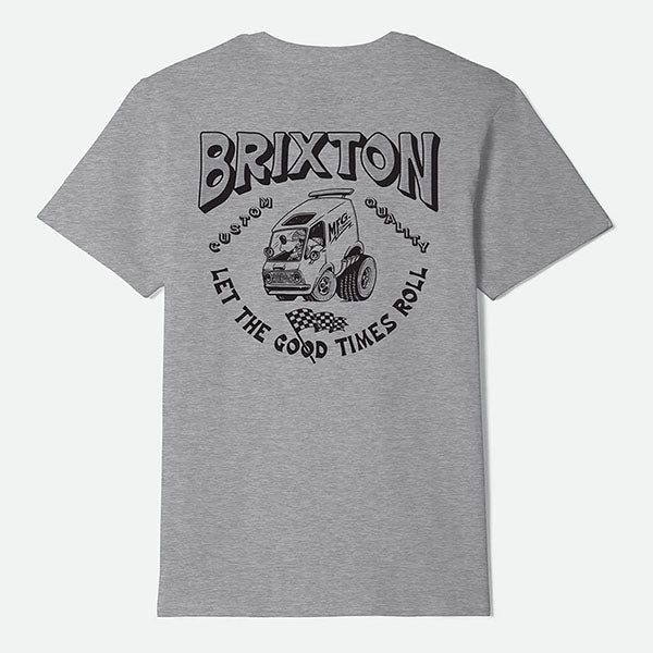 Brixton Garnet Standard T-Shirt Heather Grey – Xtreme Boardshop