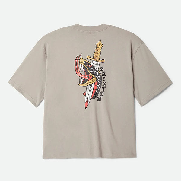 Brixton Sword Boxed Crop T-Shirt Pebble Stone – Xtreme Boardshop