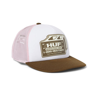 HUF Demolition Crew Trucker Hat Pink