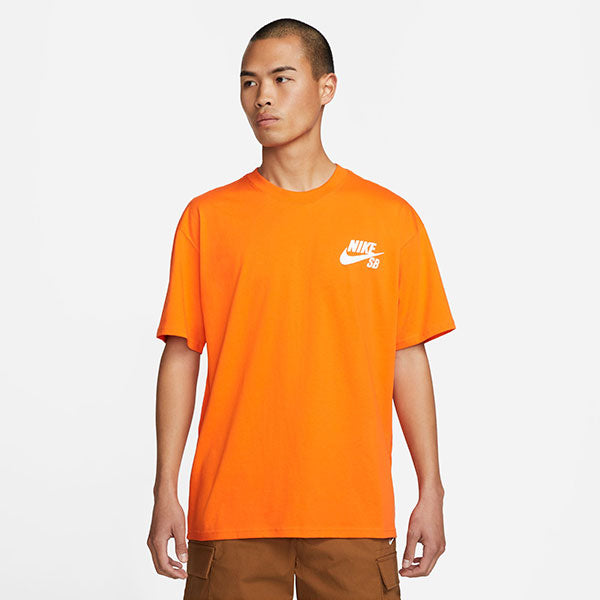 Nike SB Logo Tee Safety Orange