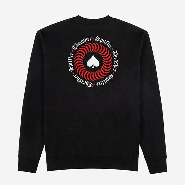 Spitfire×THRASHERフォーマル4 54mm99a 定価¥9,130 Thrasher x Spitfire The End of Oath Crewneck Black – Xtreme