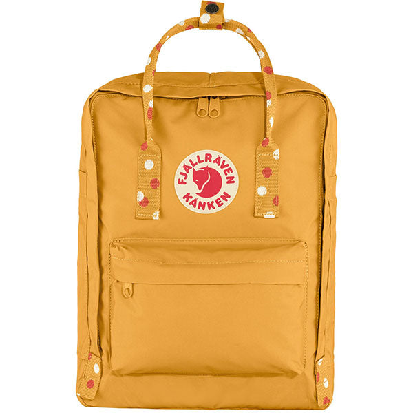 Fjallraven Kanken Backpack - Ochre/Confetti Pattern
