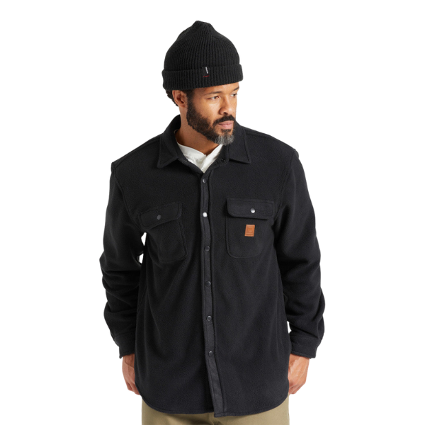 Brixton Mens Bowery L/S Arctic Stretch Fleece Black – Xtreme