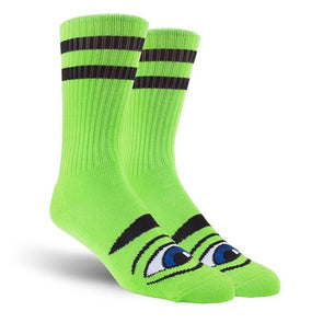 Toy Machine Sect Eye Sock Green - Xtreme Boardshop (XBUSA.COM)