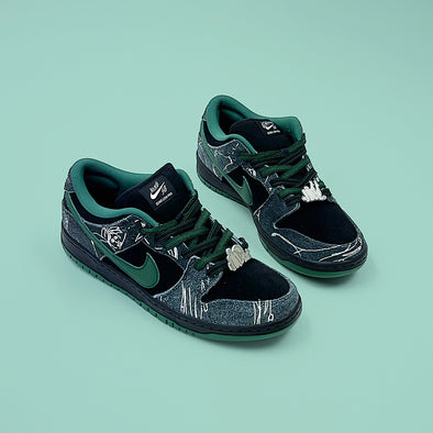 Nike SB Dunk Low QS x There Skateboards Raffle Detail