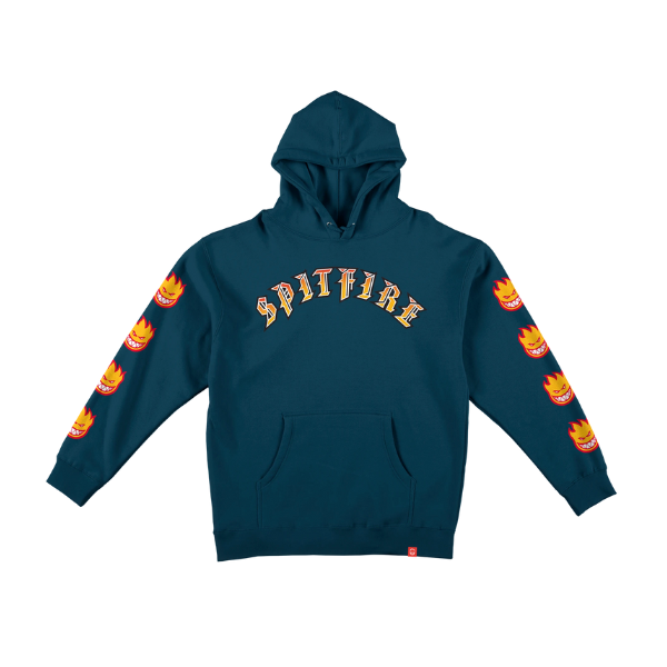 Blue online spitfire hoodie