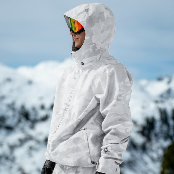 Law Volcom Tie Dye Jacket Dope Ski Jacket Men Volcom Op Jacket