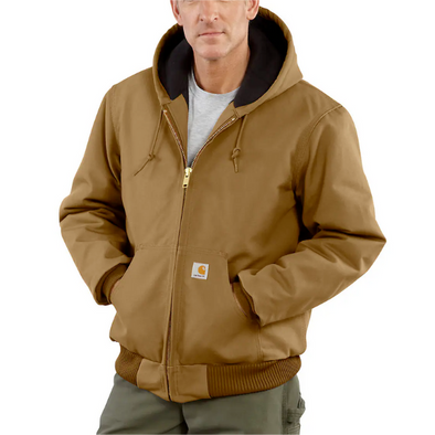Carhartt Insulated Flannel-Lined Jacket - Carhartt Brown – Xtreme Carhartt Insulated Flannel-Lined Jacket - Carhartt Brown – Xtreme