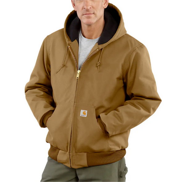 Carhartt Insulated Flannel-Lined Jacket - Carhartt Brown