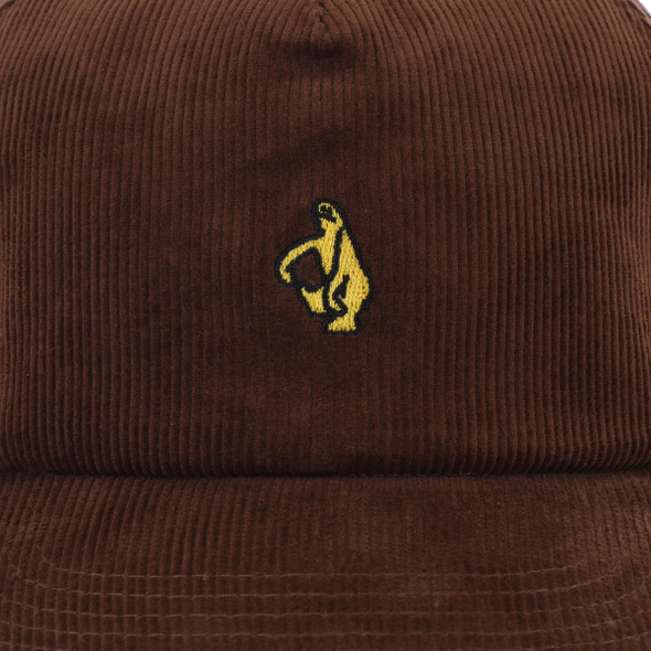 Krooked Shmoo Snapback Hat - Brown/Gold