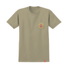 Spitfire Bighead Classic Pocket T-Shirt - Sand/Gold/Red