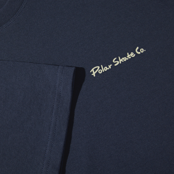 Polar Skate Co. Faces T-Shirt - New Navy