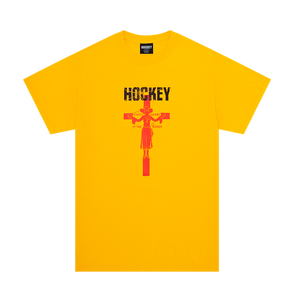 Hockey Sweet Heart Tee - Yellow