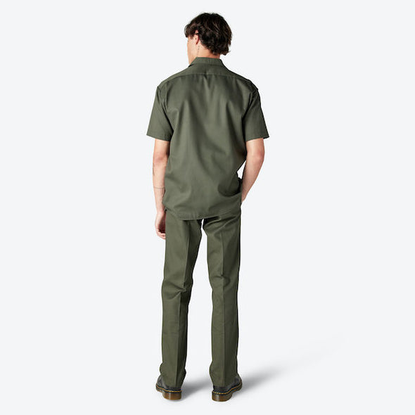 Dickies Short Sleeve Work Shirt - Olive Green