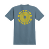 Spitfire Classic 87' Swirl T-Shirt - Stone Blue/Yellow