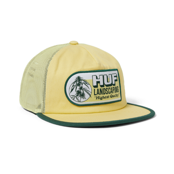 HUF Landscaping Trucker Hat - Yellow