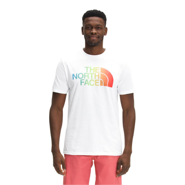 Red north hot sale face t shirt