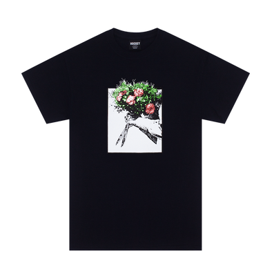 Hockey Roses Tee Black