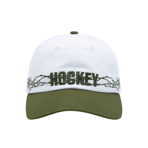 Hockey Thorns Hat - White/Dark Green