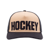 Hockey Truck Stop Hat 2 - Black/Cream