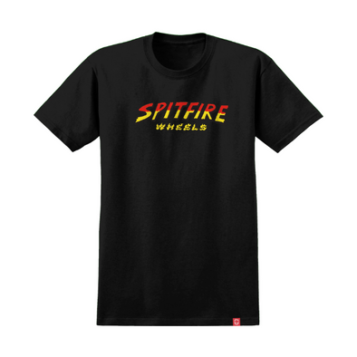 Spitfire Hell Hounds Script T-Shirt - Black/Multi