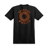 Spitfire Hollow Classic Pocket T-Shirt - Black/Burnt Orange