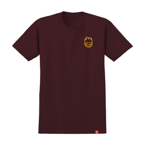 Spitfire Lil Bighead T-Shirt - Maroon/Gold