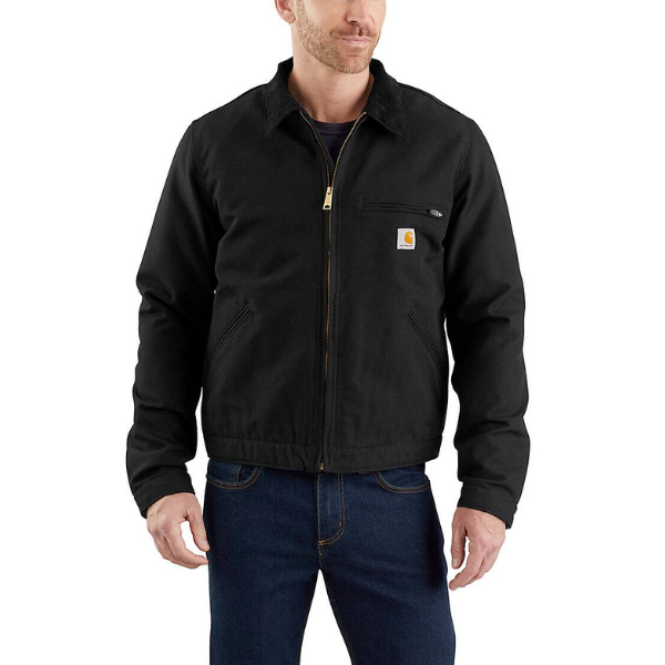 Carhartt Relaxed Fit Duck Detroit Jacket Black – Xtreme Boardshop Carhartt Relaxed Fit Duck Detroit Jacket Black – Xtreme Boardshop