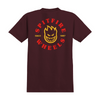 Spitfire Youth Bighead Classic T-Shirt - Maroon/Red/Yellow
