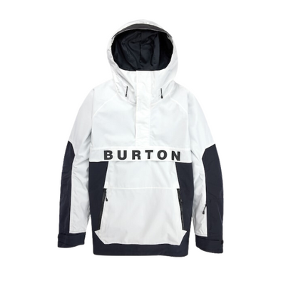 Burton 2024 Men's Frostner 2L Anorak Jacket - Stout White/True Burton 2024 Men's Frostner 2L Anorak Jacket - Stout White/True