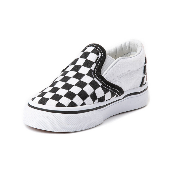 Classic black and white checkered vans sales