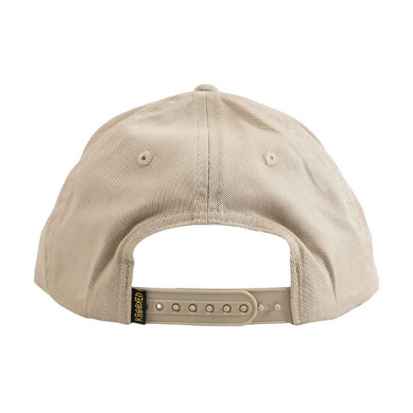 Krooked Shmoo Snapback Hat - Natural/Gold