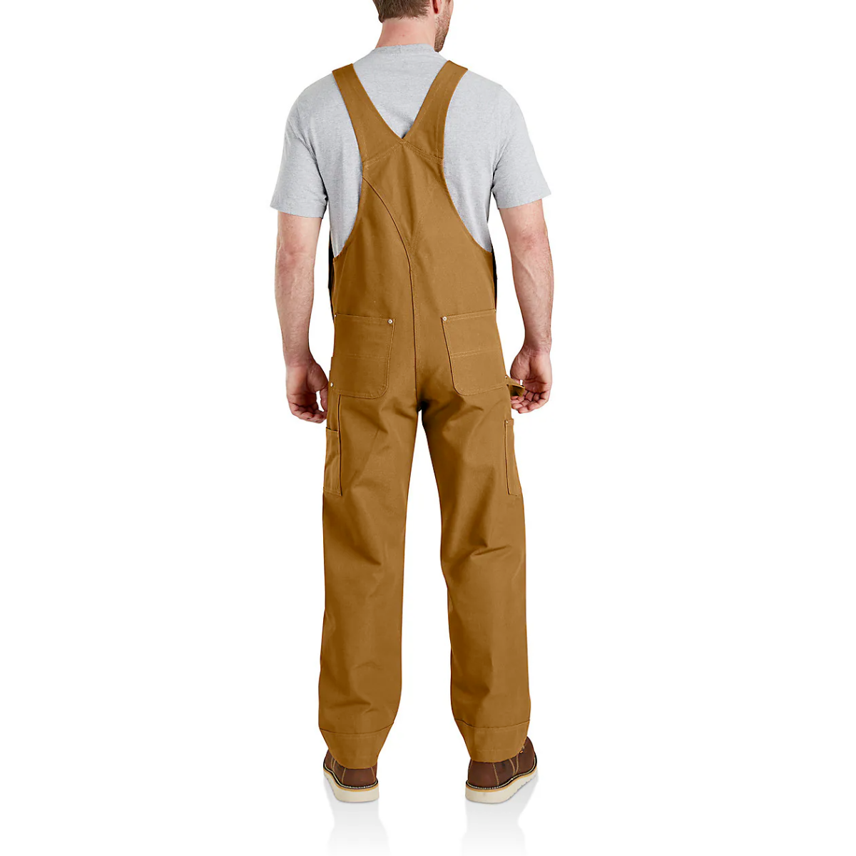 Carhartt Mens Relaxed Fit Duck Bib Overall - Carhartt Brown Carhartt Mens Relaxed Fit Duck Bib Overall - Carhartt Brown