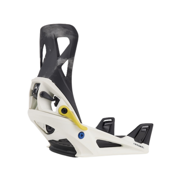Burton 2024 Men's Step On® Re:Flex Snowboard Bindings - White/Graphic