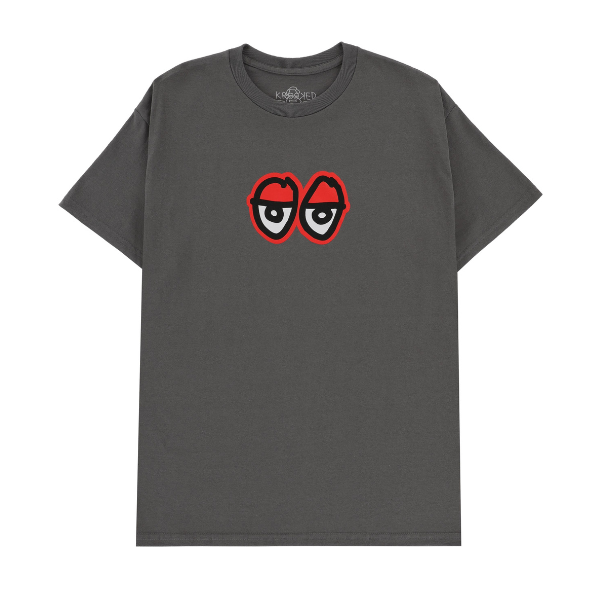 入園入学祝い - T-Shirt LG Eyes Krooked Charcoal/Red Boardshop Xtreme – トップス