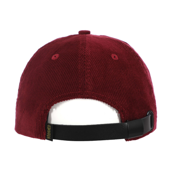 Krooked Eyes Strapback Hat - Burgundy/Blue