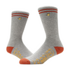Krooked OG Bird Emb Socks - Gray/Red/Gold