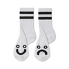 Polar Skate Co. Happy Sad Socks 10/12 - White