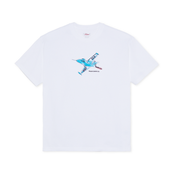 Polar Skate Co. Panter Jet T-Shirt - White