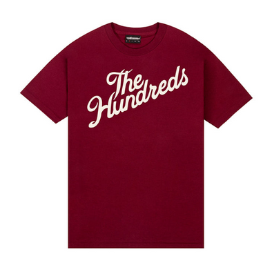 The Hundreds Slant Logo T-Shirt - Burgundy