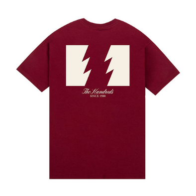 The Hundreds Wildfire Logo T-Shirt - Burgundy