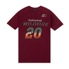 The Hundreds Wildfire Hockey T-Shirt Burgundy