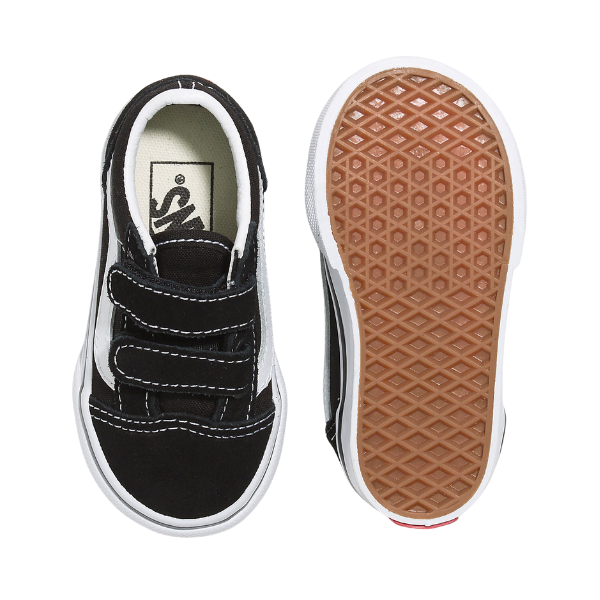orange Beskatning sand Vans Toddler Old Skool V Shoe - Black – Xtreme Boardshop (XBUSA.COM)