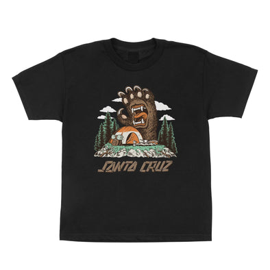 Santa Cruz Screaming Grizzly Front Youth Black