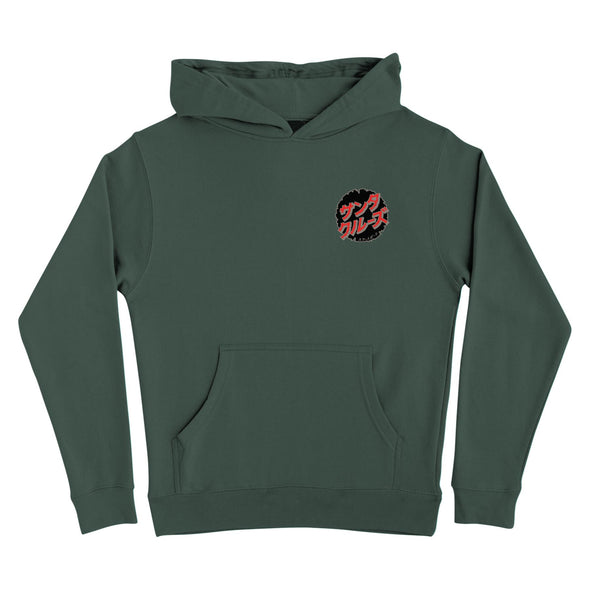 Santa Cruz Godzilla Destroyer Pullover Youth Alpine Green